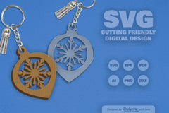 Christmas Bauble Snowflakes Clipart SVG Bundle - CraftNest - Digital Crafting and Art