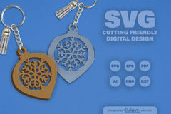 Christmas Bauble Snowflakes SVG Bundle 8 - CraftNest - Digital Crafting and Art