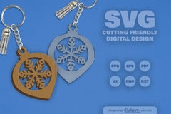 Christmas Bauble Snowflakes Clipart SVG Bundle - CraftNest - Digital Crafting and Art