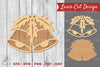 Christmas Bell Laser Cut Decoration Clipart Bundle