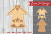 Christmas Bell Laser Cut Decoration Clipart Bundle