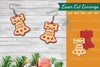 Christmas Bell Laser Cut Earrings SVG Bundle