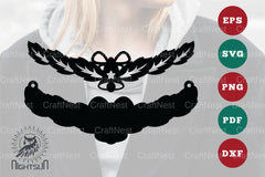 Christmas Bell Laser Cut Necklace SVG Bundle - CraftNest - Digital Crafting and Art