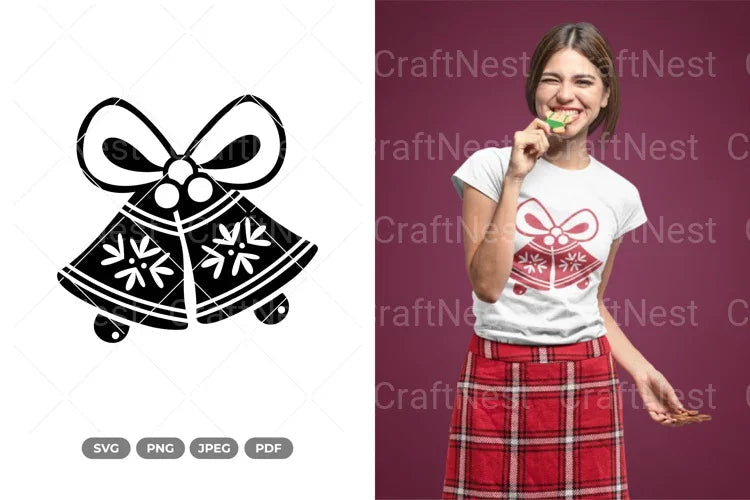 Christmas Bell SVG Bundle - CraftNest - Digital Crafting and Art