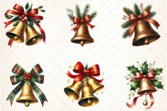 Christmas Bells Clipart Bundle - CraftNest - Digital Crafting and Art