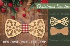 Christmas Bowtie Laser Cut SVG Bundle - CraftNest - Digital Crafting and Art