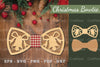 Christmas Bowtie Laser Cut Clipart Bundle