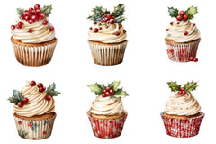 Christmas Cake Clipart Bundle - CraftNest - Digital Crafting and Art