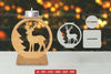 Christmas Candle Holder Laser Cut SVG Bundle