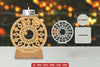 Christmas Candle Holder Laser Cut SVG Bundle