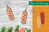 Christmas Candy Laser Cut Earrings SVG Bundle