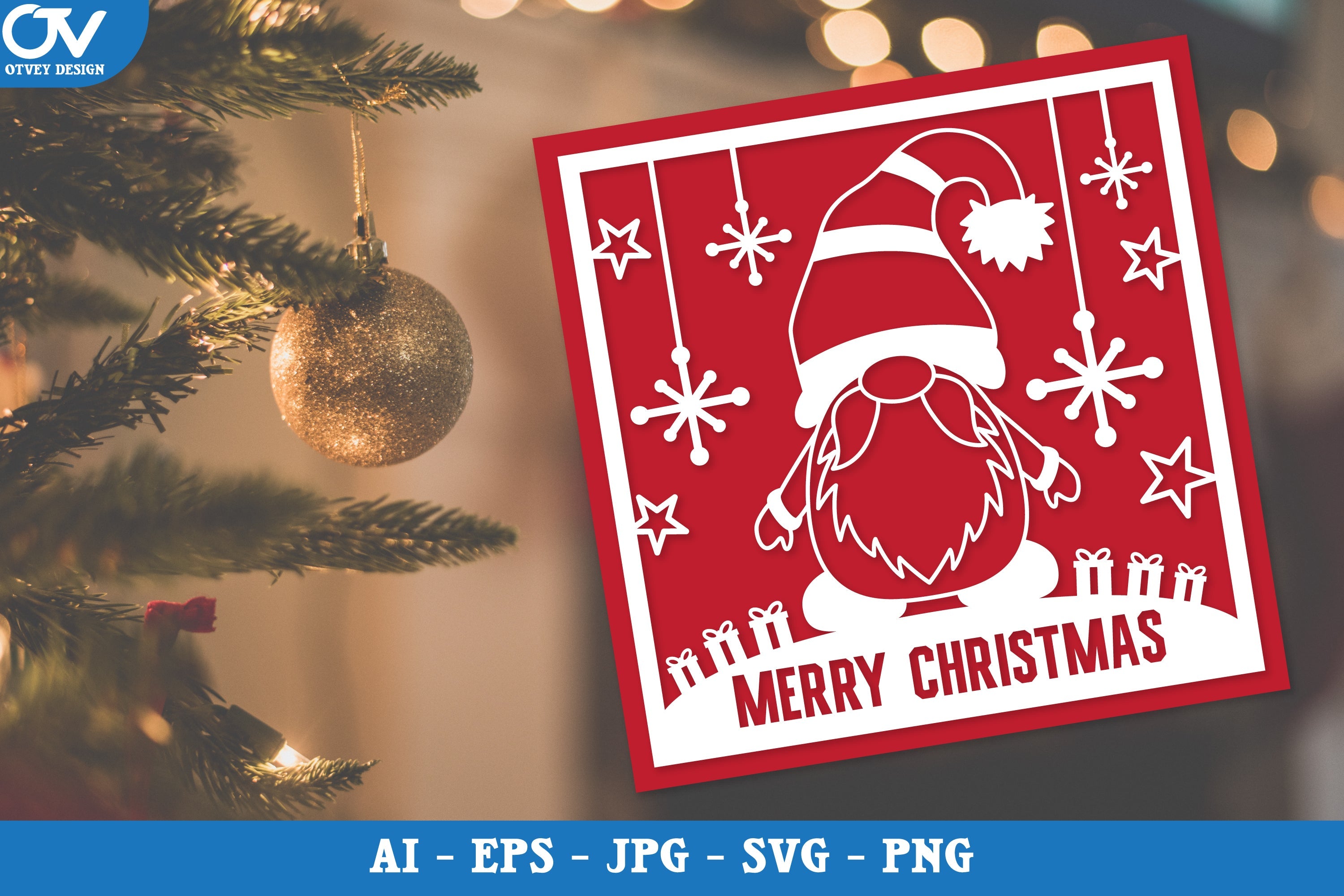 Christmas Card Papercut SVG Bundle 4 - CraftNest - Digital Crafting and Art