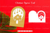 Christmas Card Paper Cut SVG Bundle - Clipart Bundle
