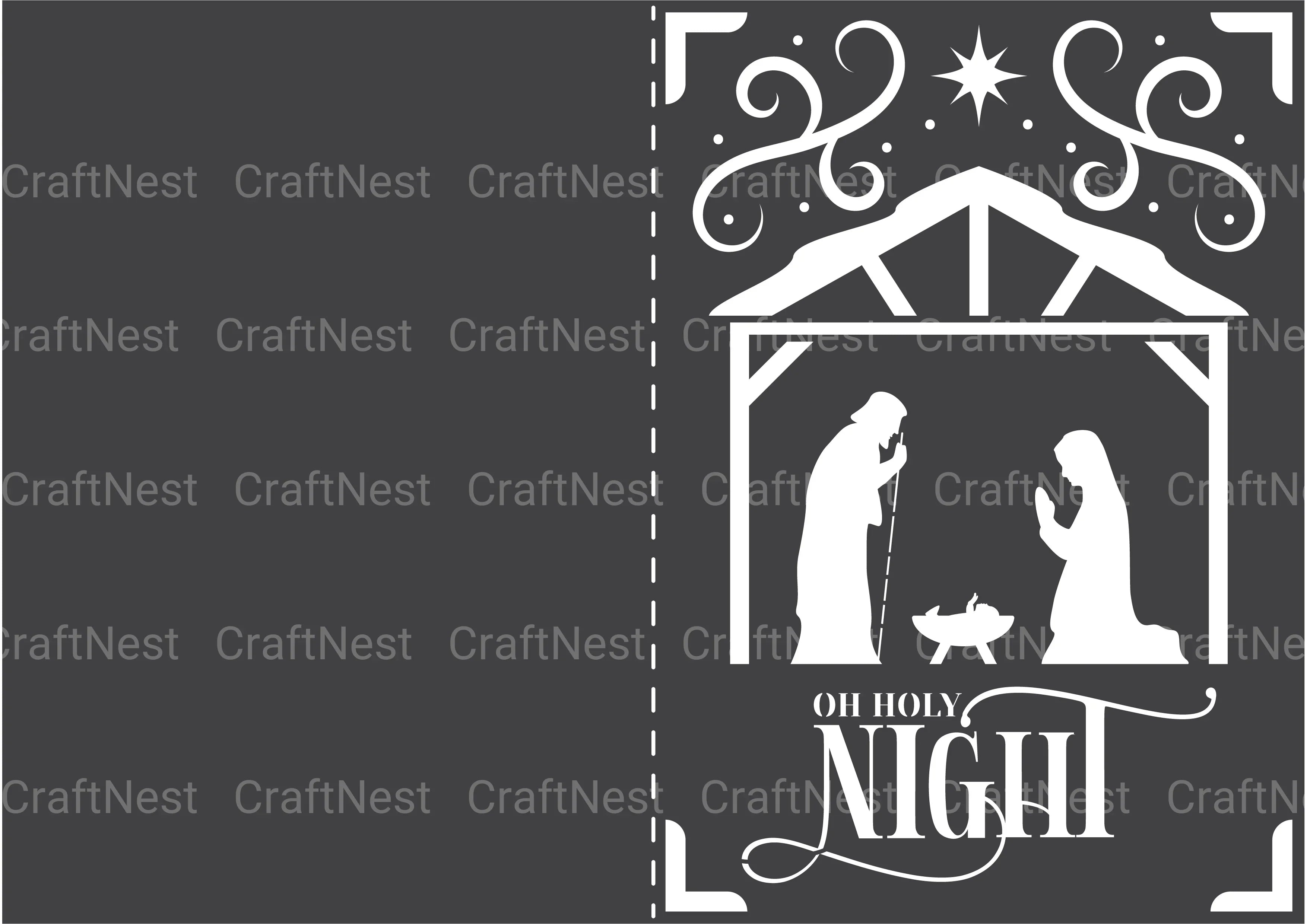 Christmas Card Papercut SVG Bundle - CraftNest - Digital Crafting and Art