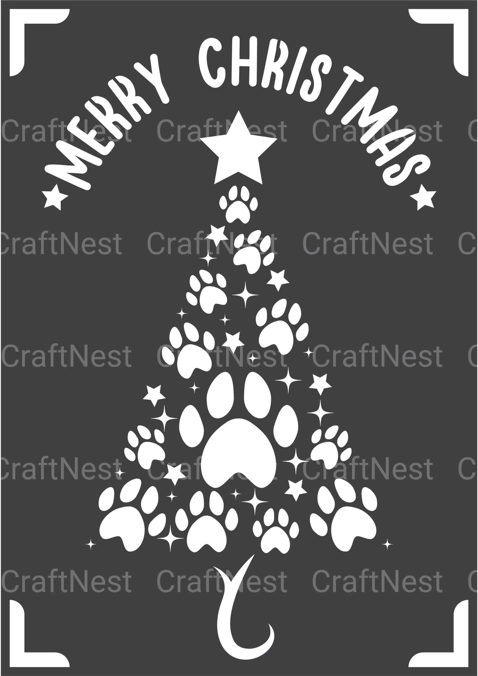 Christmas Card Papercut SVG Bundle - CraftNest - Digital Crafting and Art