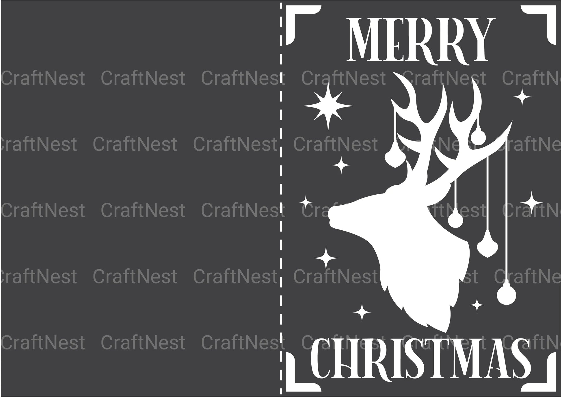 Christmas Card Papercut SVG Bundle - CraftNest - Digital Crafting and Art