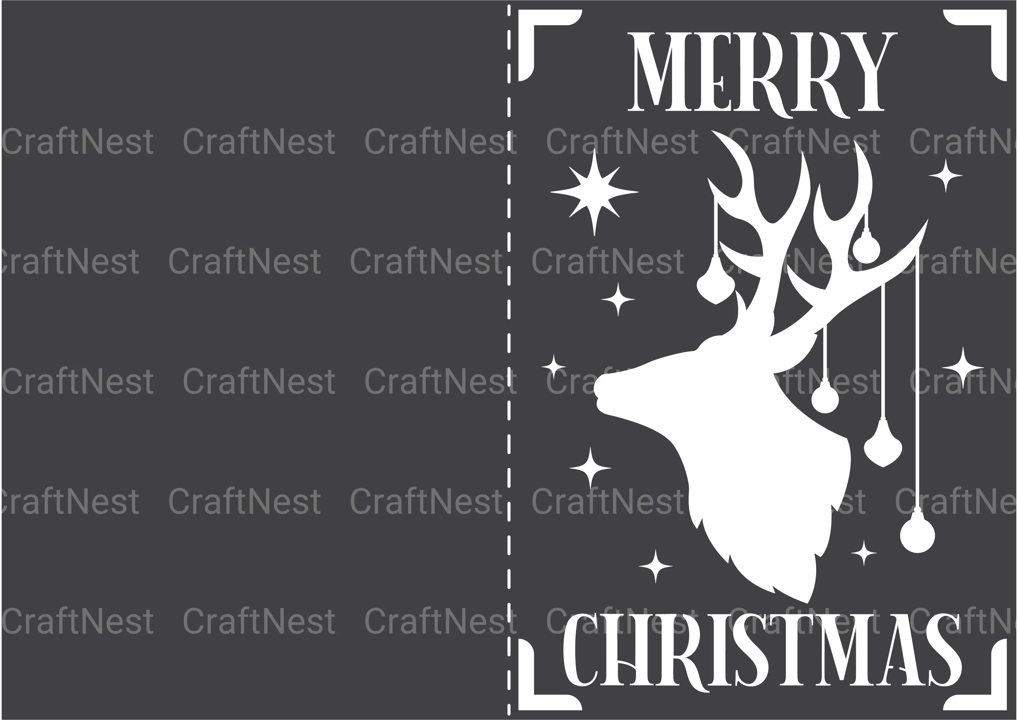 Christmas Card Papercut SVG Bundle - CraftNest - Digital Crafting and Art