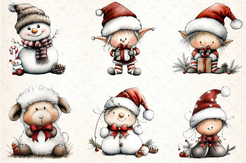 Christmas Clipart Bundle - CraftNest - Digital Crafting and Art