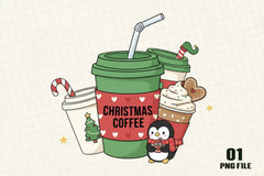 Christmas Coffee Clipart Bundle - CraftNest - Digital Crafting and Art