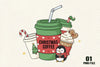 Christmas Coffee Clipart Bundle
