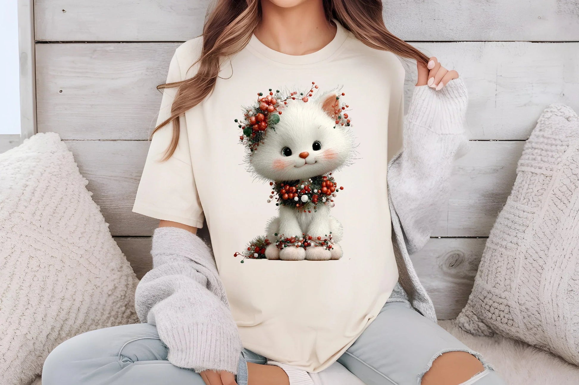 Christmas Cute Cats Clipart Bundle - CraftNest - Digital Crafting and Art