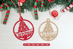 Christmas Decoration Ball Laser Cut SVG Bundle - CraftNest - Digital Crafting and Art