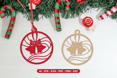 Christmas Decoration Ball Laser Cut SVG Bundle - CraftNest - Digital Crafting and Art