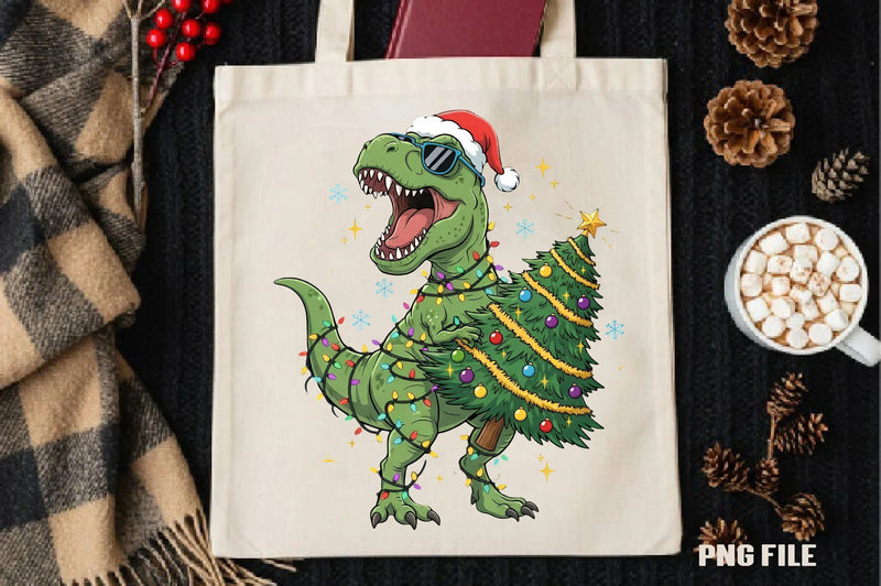 Christmas Dinosaur Clipart Bundle - CraftNest - Digital Crafting and Art