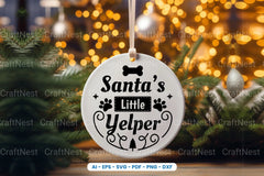 Christmas Dog Ornament SVG Bundle - CraftNest - Digital Crafting and Art