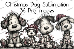 Christmas Dog Clipart Bundle - CraftNest - Digital Crafting and Art