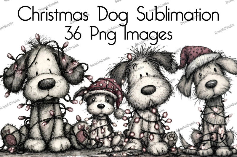 Christmas Dog Clipart Bundle - CraftNest - Digital Crafting and Art