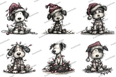 Christmas Dog Clipart Bundle - CraftNest - Digital Crafting and Art