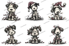 Christmas Dog Clipart Bundle - CraftNest - Digital Crafting and Art