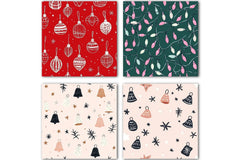 Christmas Doodle Digital Paper Design - CraftNest - Digital Crafting and Art