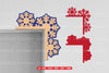 Christmas Door Corner Laser Cut SVG Bundle