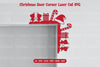 Christmas Door Corner Laser Cut SVG Bundle