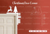 Christmas Door Corner Laser Cut SVG Bundle