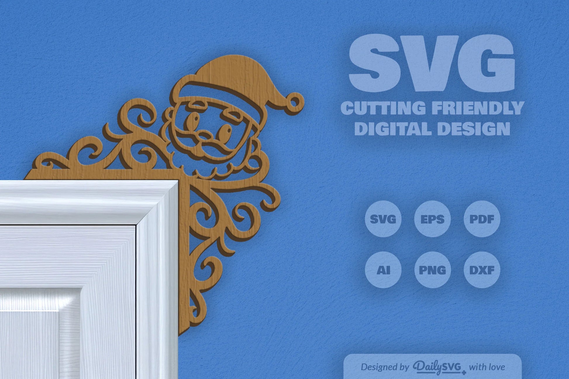 Christmas Door Corner Clipart - Daily SVG Bundles - CraftNest - Digital Crafting and Art