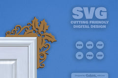 Christmas Door Corner Clipart - Daily SVG Bundles - CraftNest - Digital Crafting and Art