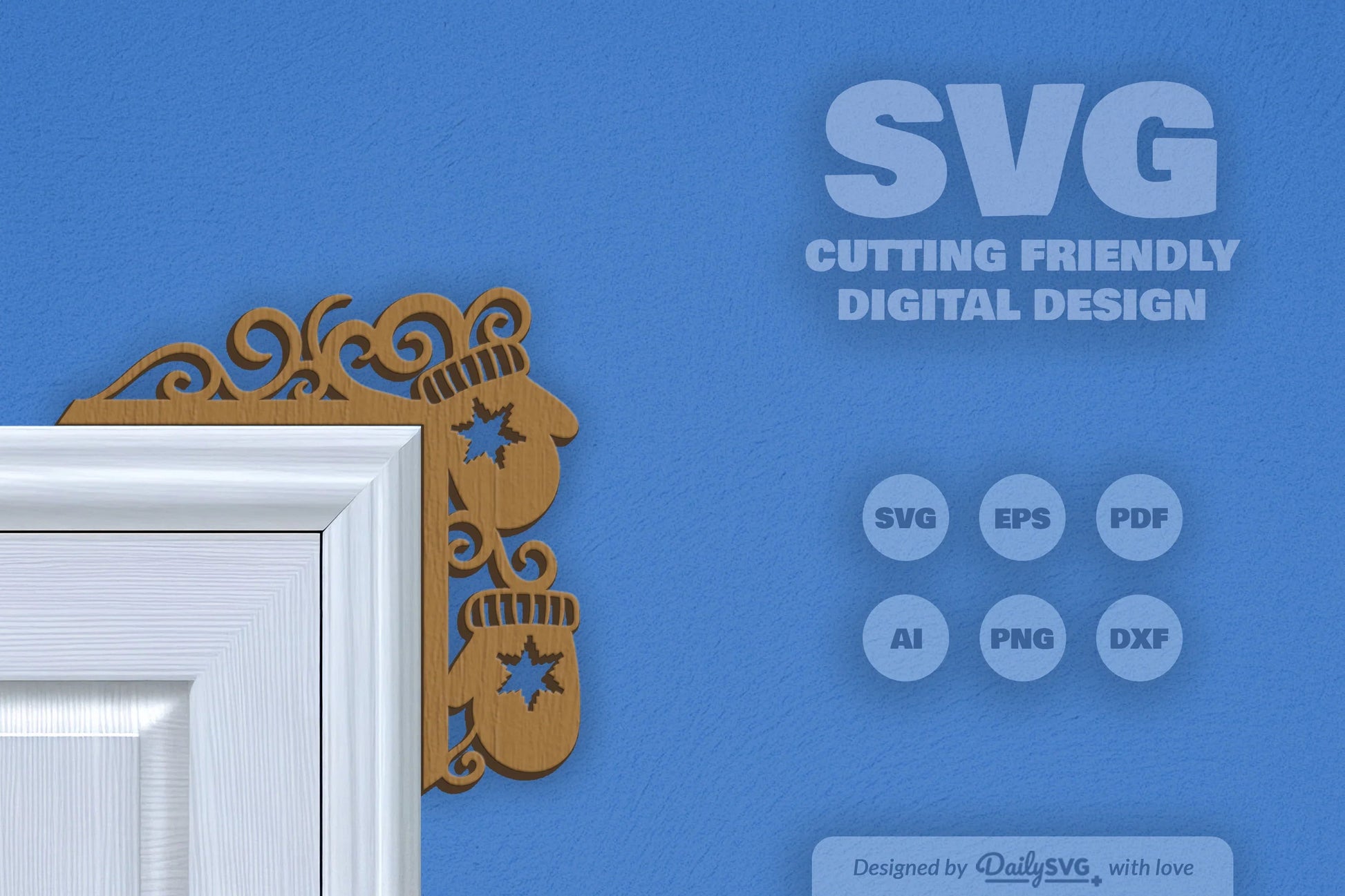 Christmas Door Corner Clipart - Daily SVG Bundles - CraftNest - Digital Crafting and Art