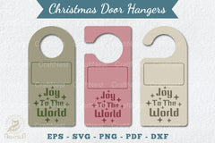 Christmas Door Hangers Set Template - Clipart Bundle - CraftNest - Digital Crafting and Art