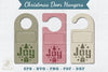 Christmas Door Hangers Set Template Bundle