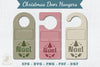 Christmas Door Hangers Set Template Bundle