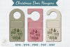 Christmas Door Hangers Set Template Bundle