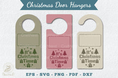 Christmas Door Hangers Set Template Clipart Bundle - CraftNest - Digital Crafting and Art