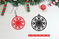 Christmas Earring Lasercut SVG Bundle - CraftNest - Digital Crafting and Art