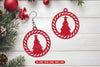 Christmas Earring Lasercut SVG Bundle