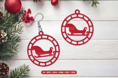Christmas Earring Lasercut SVG Bundle - CraftNest - Digital Crafting and Art