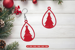 Christmas Earring Lasercut SVG Bundle - CraftNest - Digital Crafting and Art