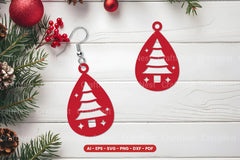 Christmas Earring Lasercut SVG Bundle Clipart - CraftNest - Digital Crafting and Art